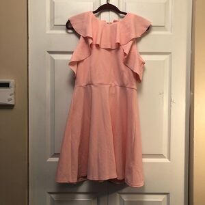 ASOS Pink Ruffle Dress Size 8